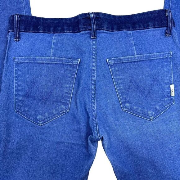 MOTHER Colorblock Looker Geometric Lies Jeans Size 29 - Picture 7 of 8